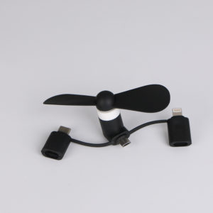 Portable 3-in-1 Mini USB Cellphone Fan