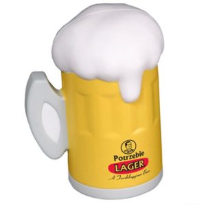 Beer Mug Shaped Stress Ball