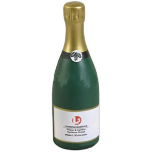 Champagne Bottle Shaped Stress Ball