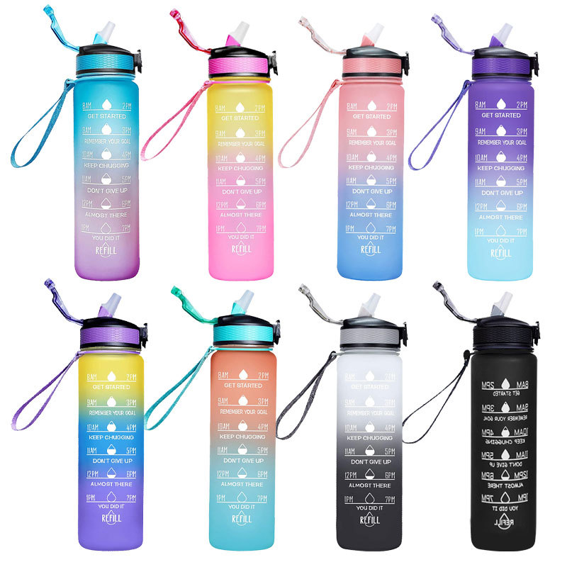 35 Oz  Large Free Motivational Water Bottle