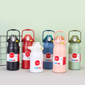Travel Water Bottle With Straw-1000ml