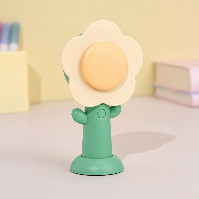 Flower handheld&Standing Fan