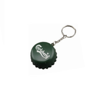 Coke Bottle cap Stress Ball Key Chain
