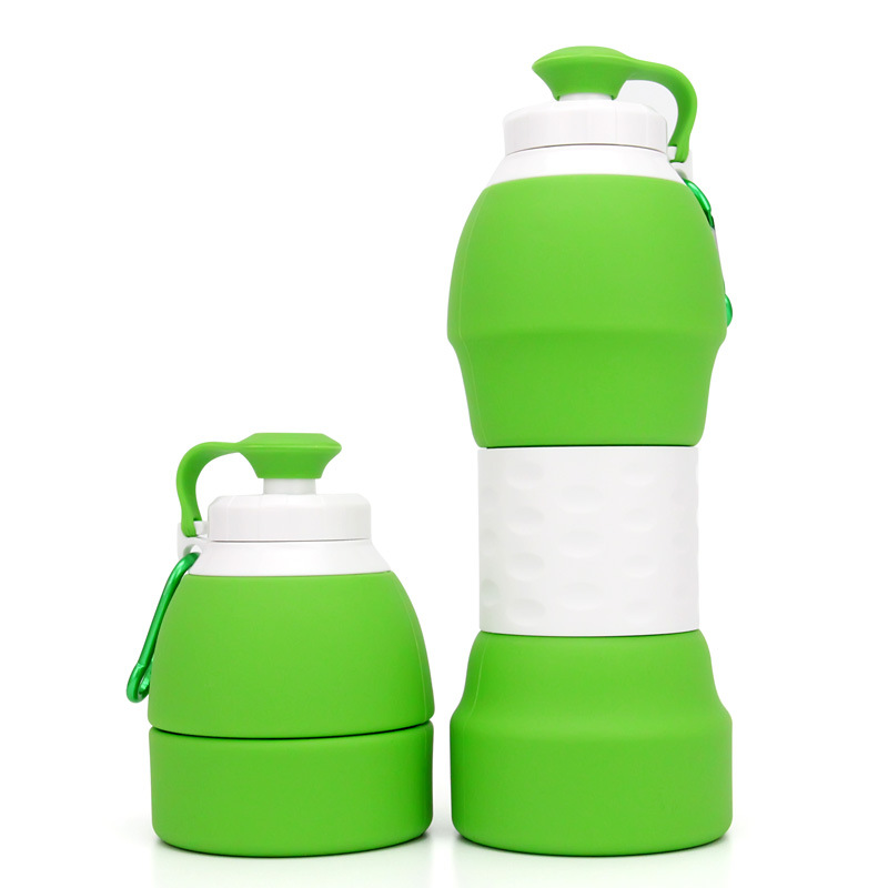 Silicone Folding Mug Travel Sports Water Bottle