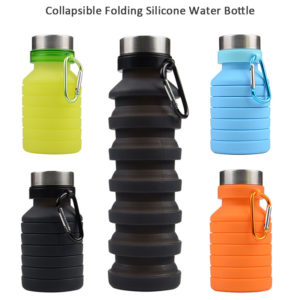 Collapsible Silicone Telescopic Water Bottle
