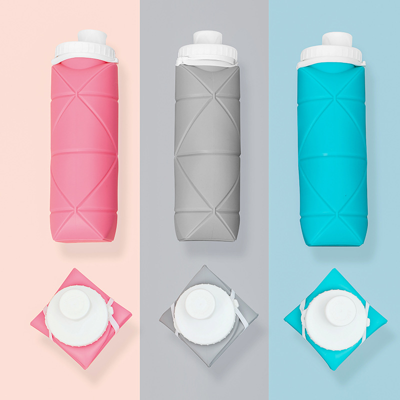 Silicone Foldable Travel Water Bottle