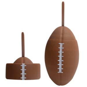 26Oz Collapsible Football Water Bottle