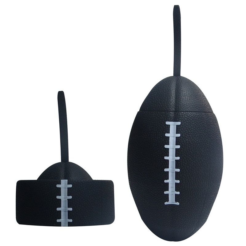 26Oz Collapsible Football Water Bottle