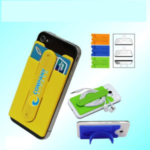Silicone Phone Wallet With Stand