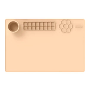 23 * 15 inches Silicone Craft Mat with Cleaning Cup