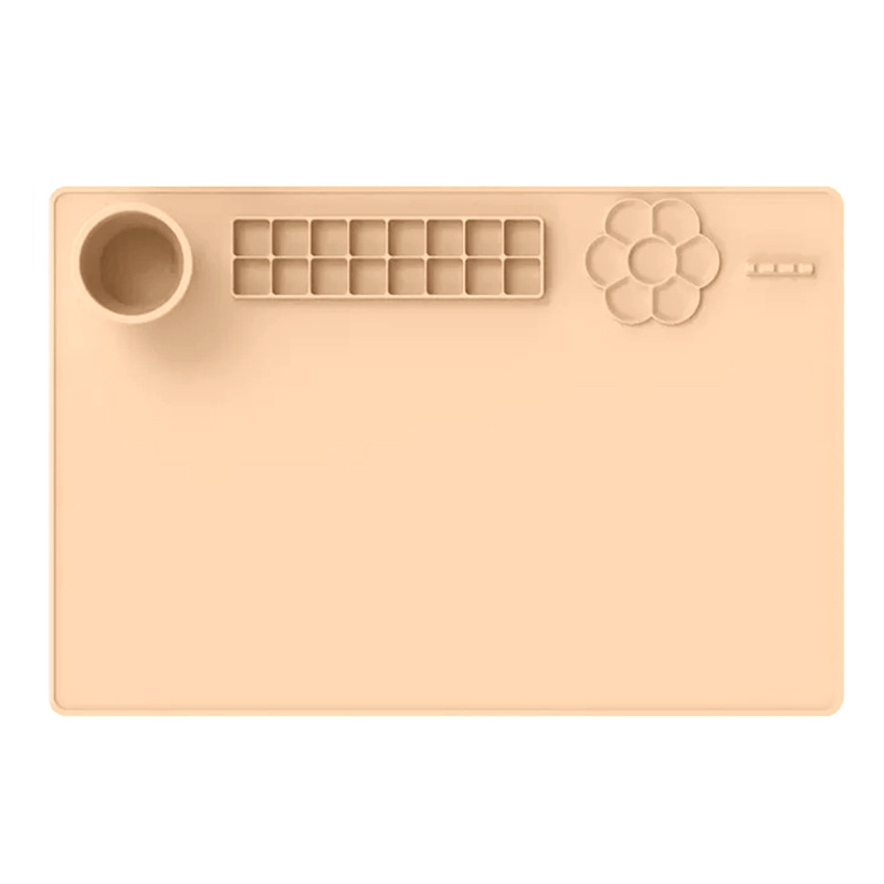 23 * 15 inches Silicone Craft Mat with Cleaning Cup