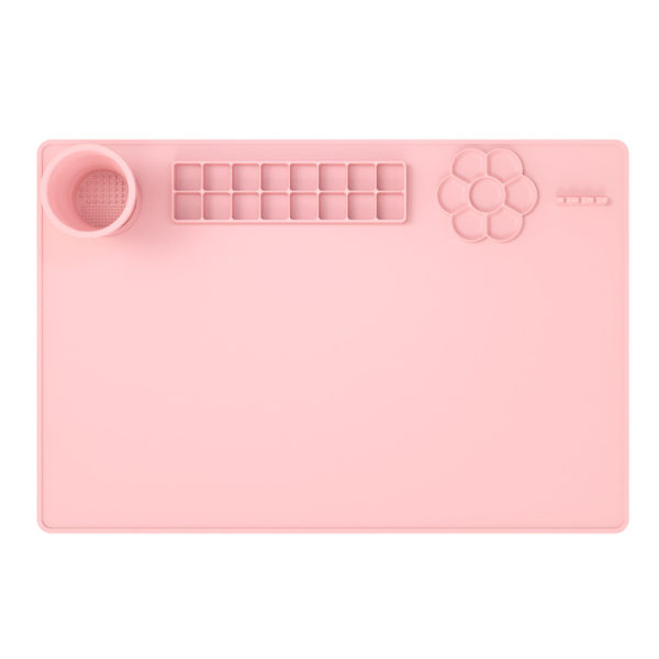 23 * 15 inches Silicone Craft Mat with Cleaning Cup