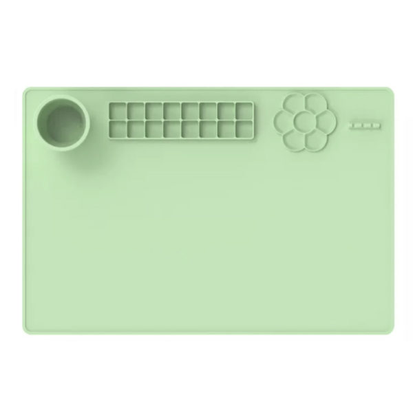 23 * 15 inches Silicone Craft Mat with Cleaning Cup