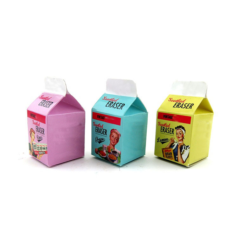 Scented Eraser in Milk Box