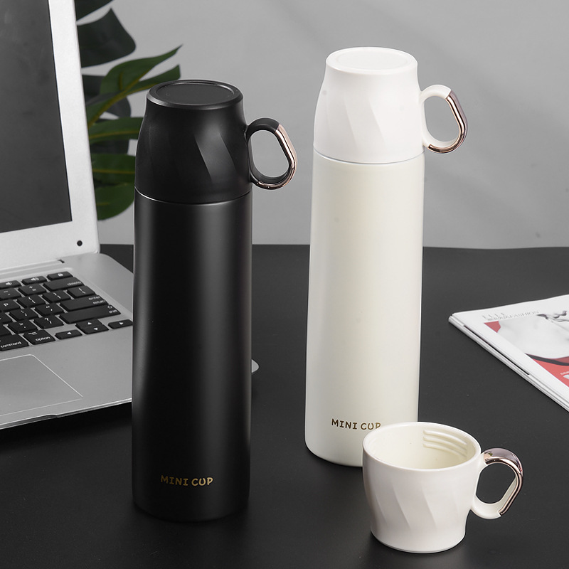 Multiple Colour Stainless Steel Vacuum Bottle with Cup