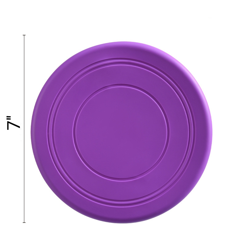 Multi-Color Rubber Dog Frisbee