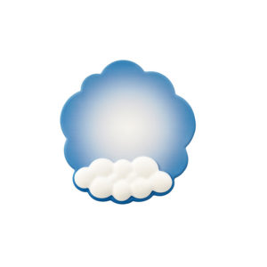 Cloud Shaped Wrist Rest Mouse Pad