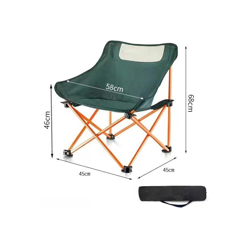 Oxford Fabric Outdoor Folding Comfortable Chair
