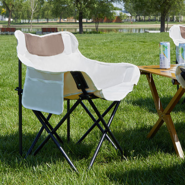 Oxford Fabric Outdoor Folding Comfortable Chair