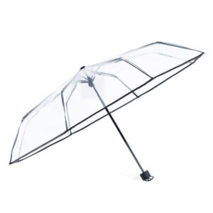 Transparent  Clear Folding Umbrella with 8 Ribs