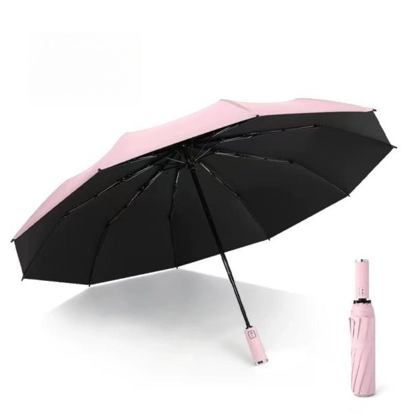 Foldable Waterproof UV Protective Umbrella with 10 Ribs