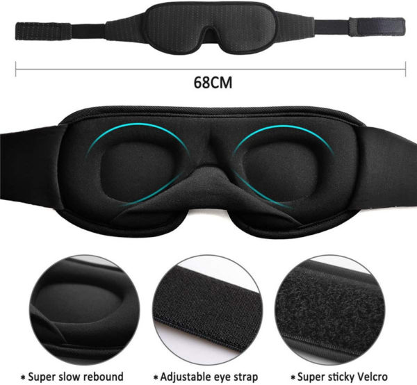 3D Breathable Blackout Sleeping Eye Mask