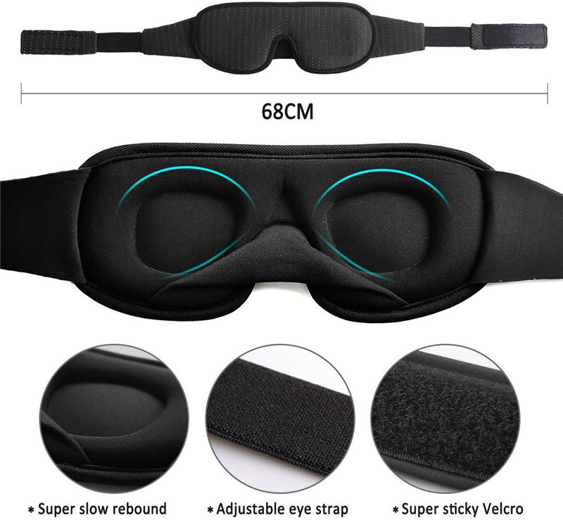 3D Breathable Blackout Sleeping Eye Mask
