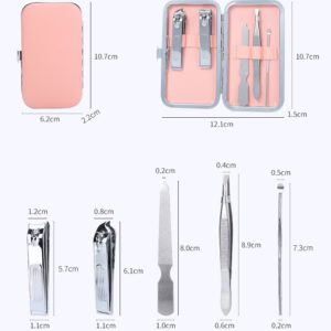 Portable Stainless Steel Manicure 5-Piece Set
