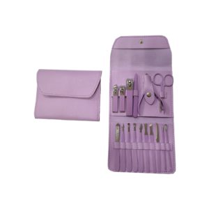 Multicolor Stainless Steel Snap Manicure 16-Piece Set