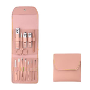 Mini Portable Stainless Steel Manicure 12- Piece Set