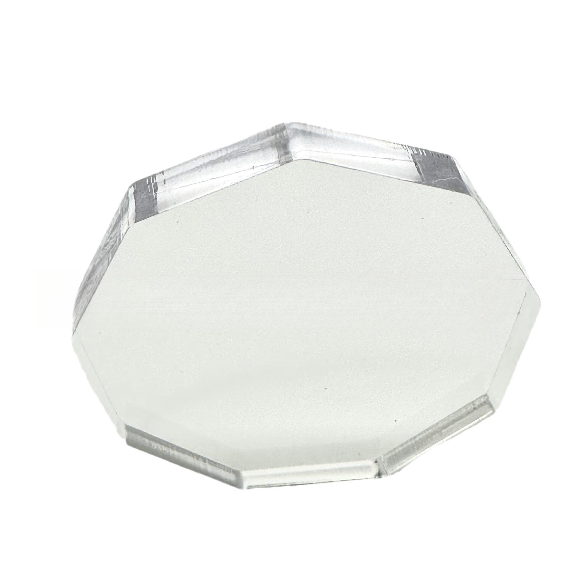 Transparent Nonagonal Crystal Acrylic Paperweight Decoration