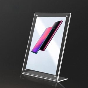 Slim Acrylic Clear Photo Frame