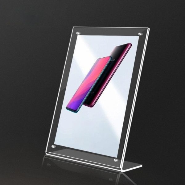Slim Acrylic Clear Photo Frame