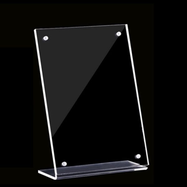 Slim Acrylic Clear Photo Frame