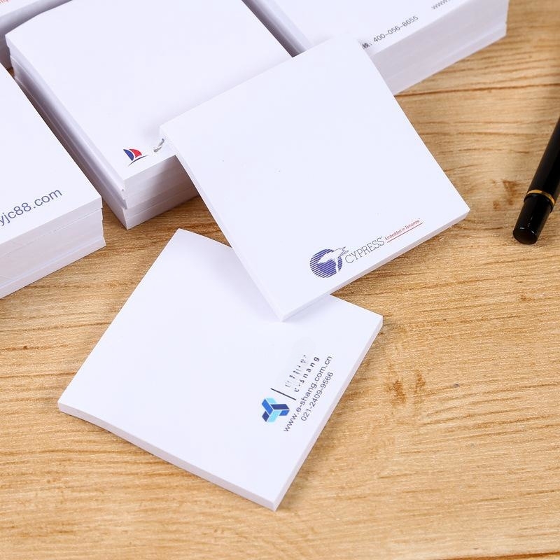 White Sticky Notes Customizable 3.1x3.1 inches 50 Sheets