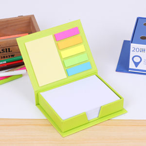 Multi-Color Memo Box with Sticky Notes