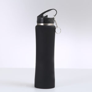 Multicolor Slim Stainless Steel Vacuum Water Bottle 17oz with Handle