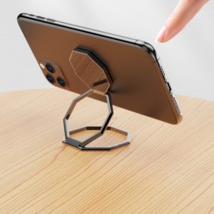 Metal Geometric Octagon Foldable Ring Stand Phone Holder