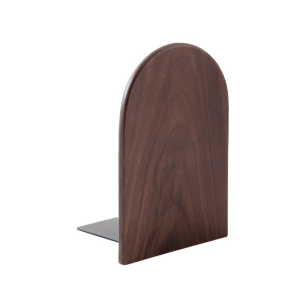 Arched and Square Eco-friendly Wooden Sturdy Bookends
