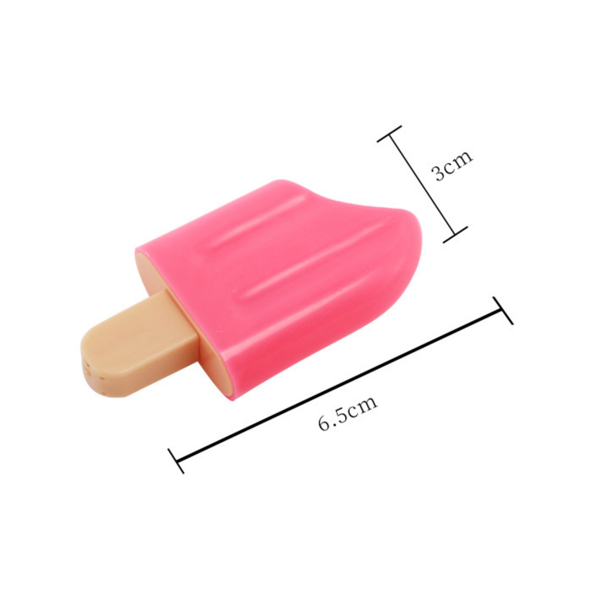 Multicolor Creative Popsicle Shaped Smooth and Bright Highlighter