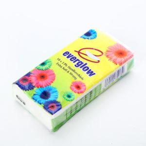 Customized Portable Pocket Mini Tissue Pack 3.9''x0.9''x2''