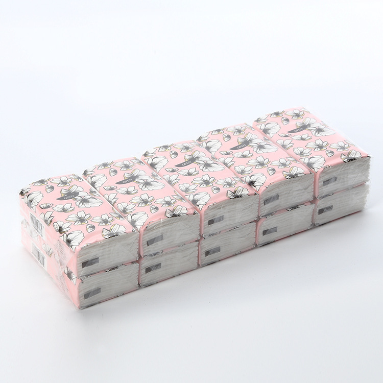 Customized Portable Pocket Mini Tissue Pack 3.9''x0.9''x2''