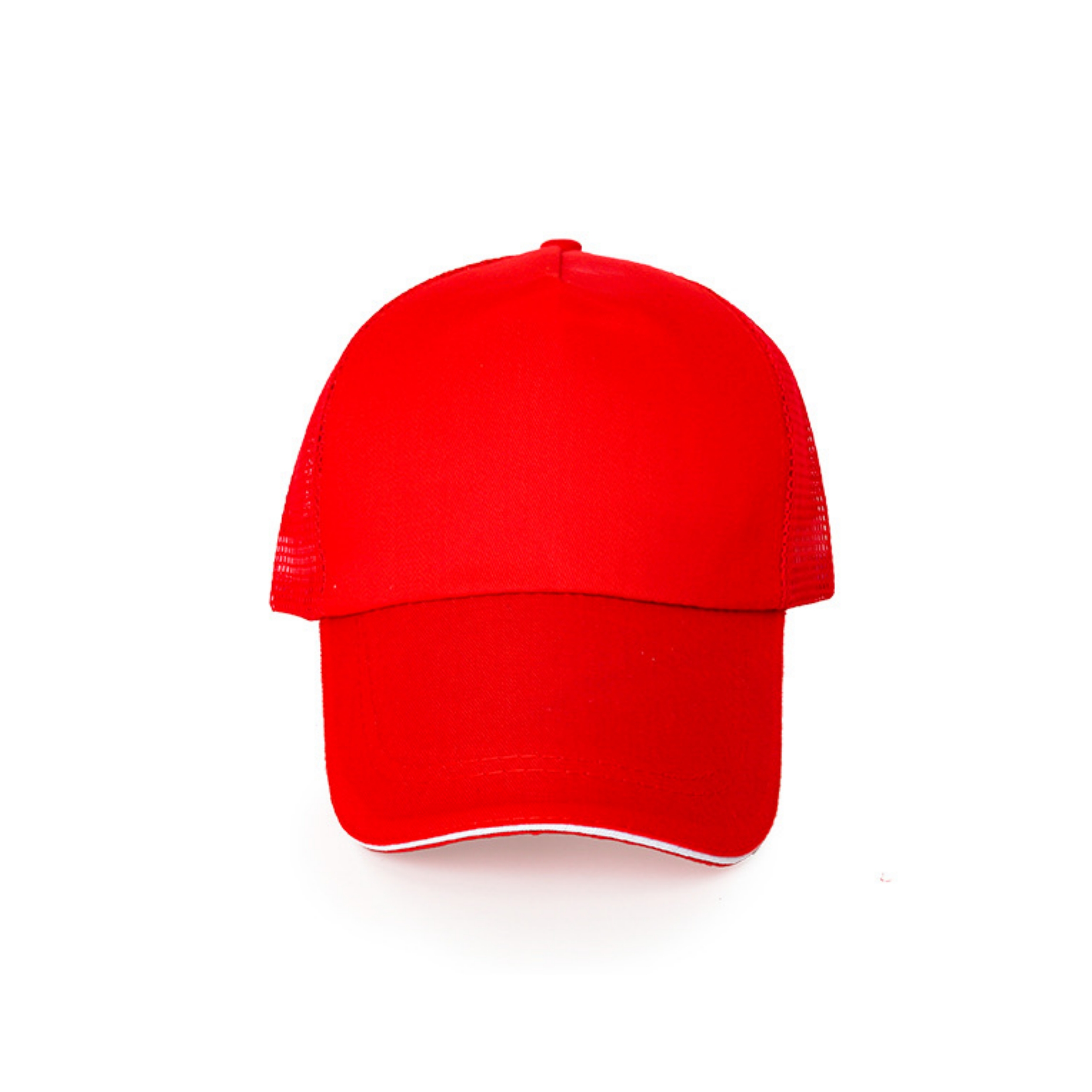 Customized Multicolor Athletic Adjustable Size Baseball Cap Mesh Back