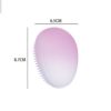 Multicolor Mini Portable Egg-Shaped Paddle Brush Airbag Massage Comb