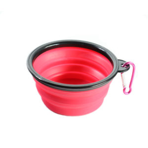 Folding Dog Bowls with Carabiner