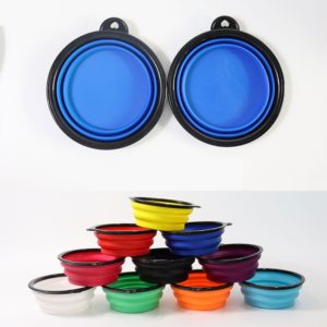 Folding Dog Bowls with Carabiner