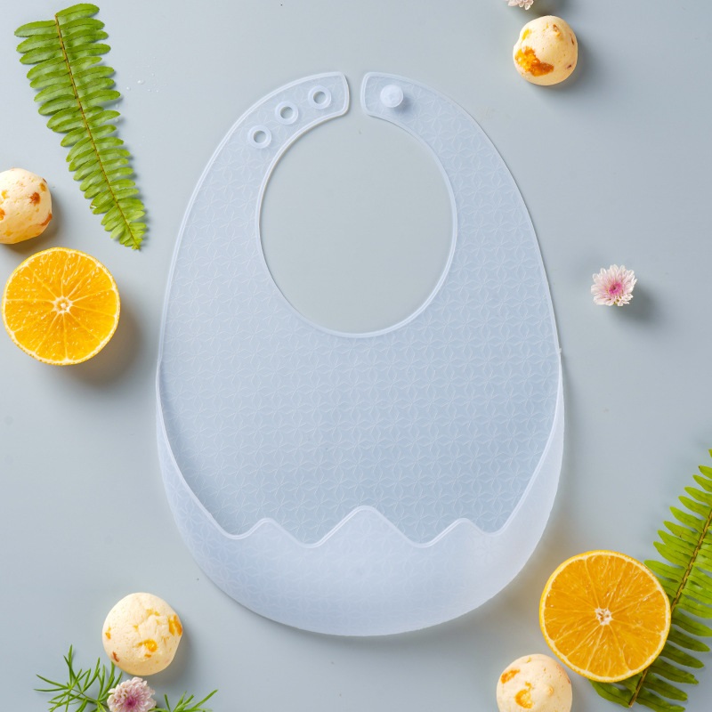 Mutiple Color Waterproof Silicone Baby Bibs