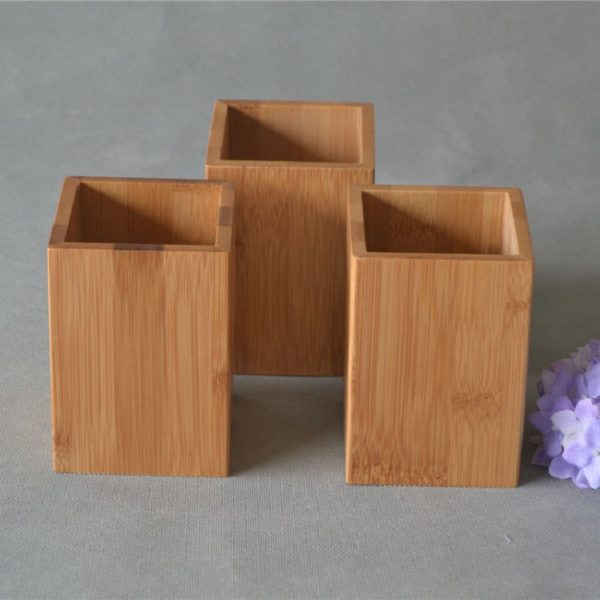 Bamboo Pen Container