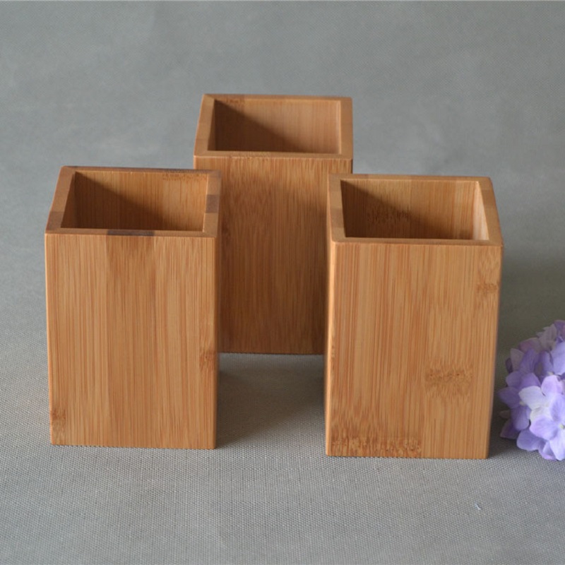 Bamboo Pen Container