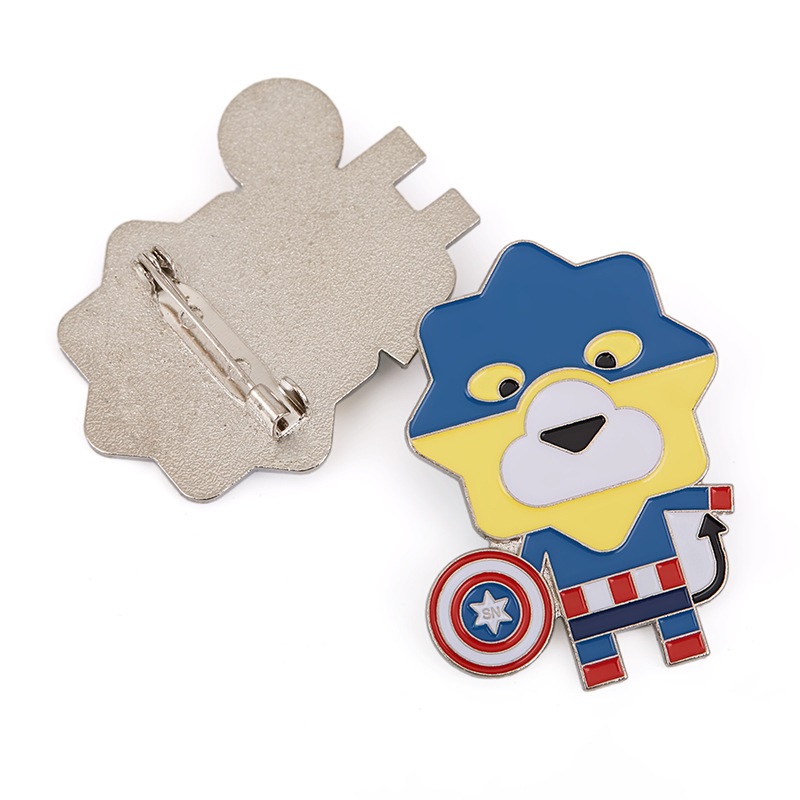 Cartoon Character Metal  Lapel Pin-customizable